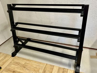 New CAP Barbell 3-Tier Dumbbell Rack 51in, 1000lb Capacity