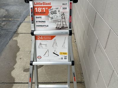Brand new little giant multi 18ft ladder