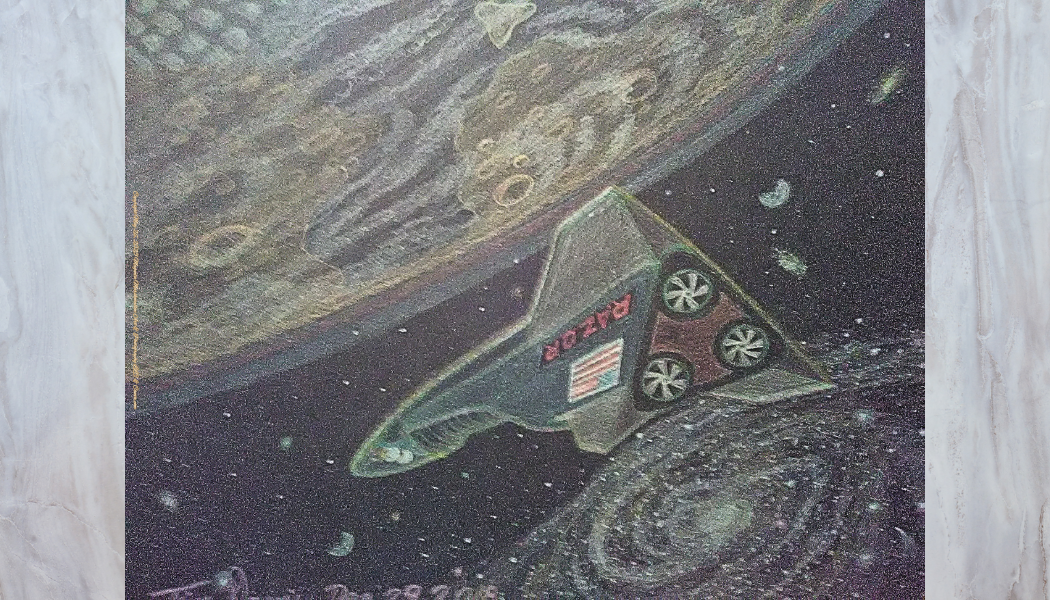 Razor Spaceship - Towel