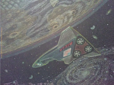 Razor Spaceship - Towel