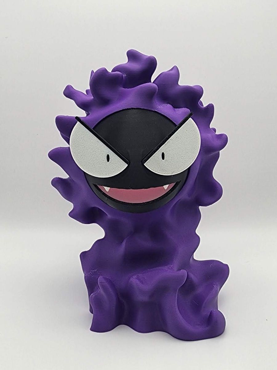 Pokemon Gastly Figure Purple Ghost Type Collector's Item