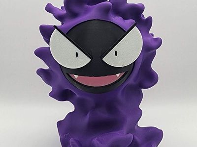Pokemon Gastly Figure Purple Ghost Type Collector's Item