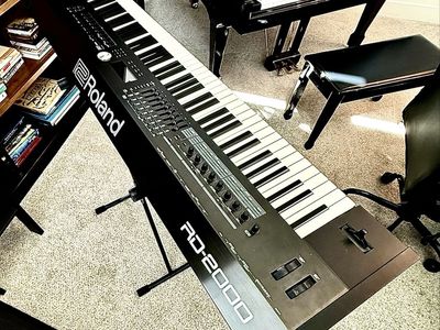 Roland RD-2000 Stage Piano Digital Keyboard - 88-Key, PHA-50 Hybrid Keyboard Action