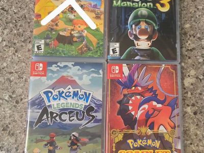 Nintendo Switch games $40 each including PokeMon Arceus! Trades considered!