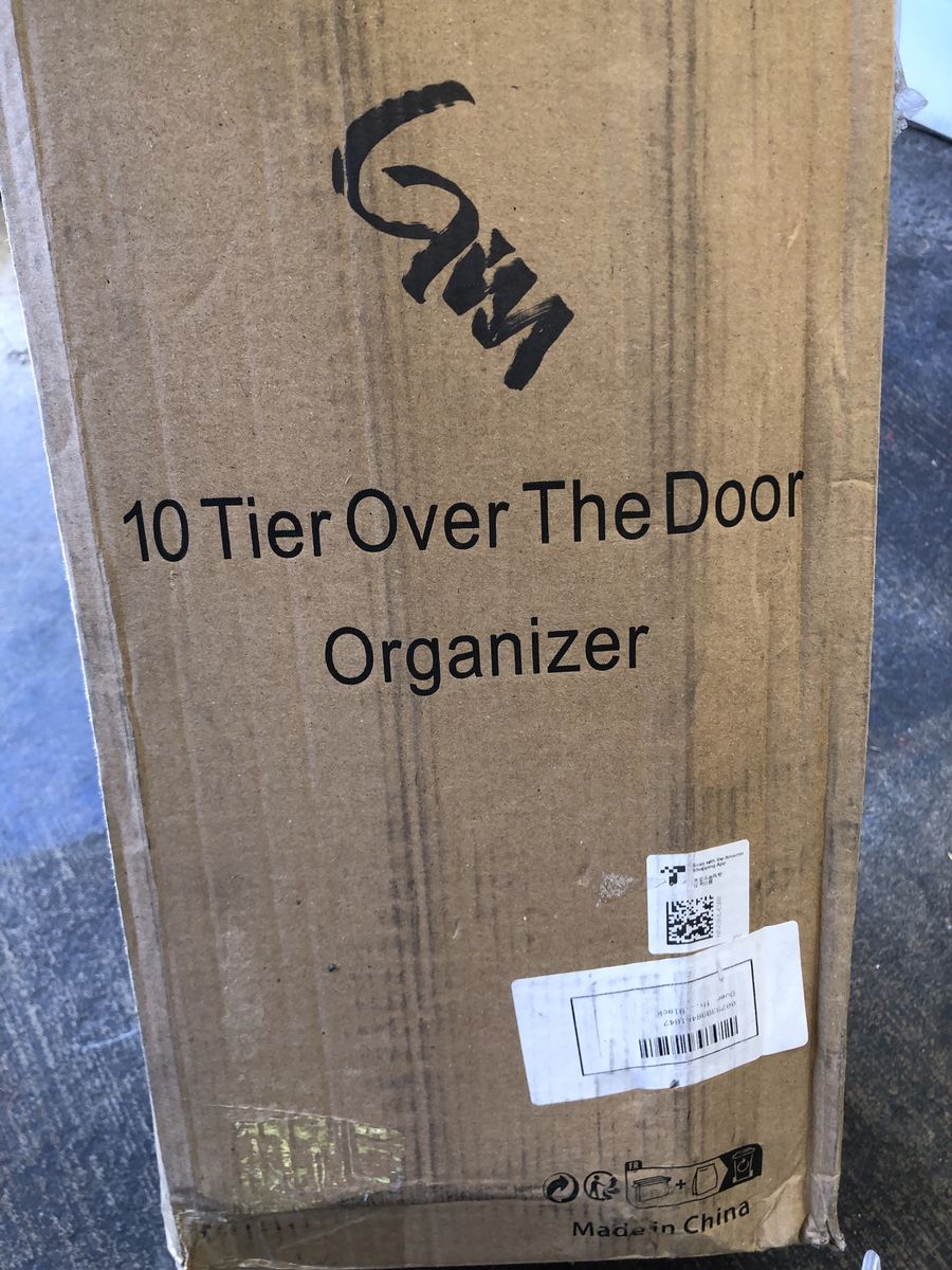 GWH 10-Tier Over-the-Door Organizer - Space-Saving Storage Solution