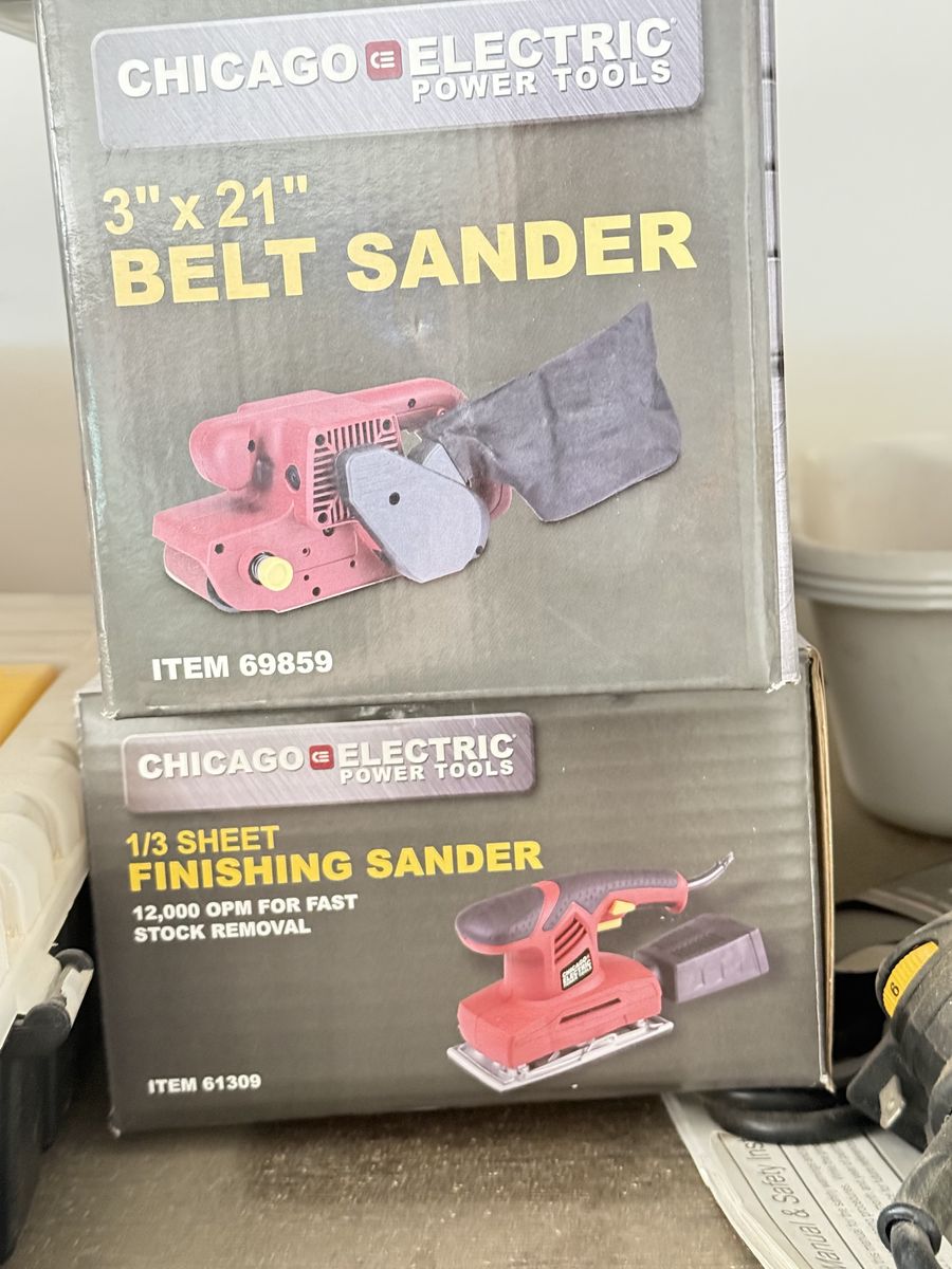 Various electric wood working tools
