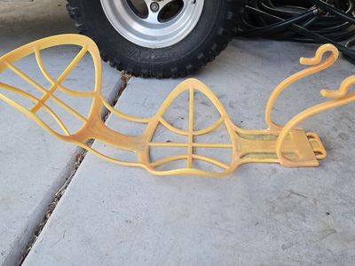 Lifetime Yellow Plastic Basketball Hoop Backboard Support Brace Mount Frame