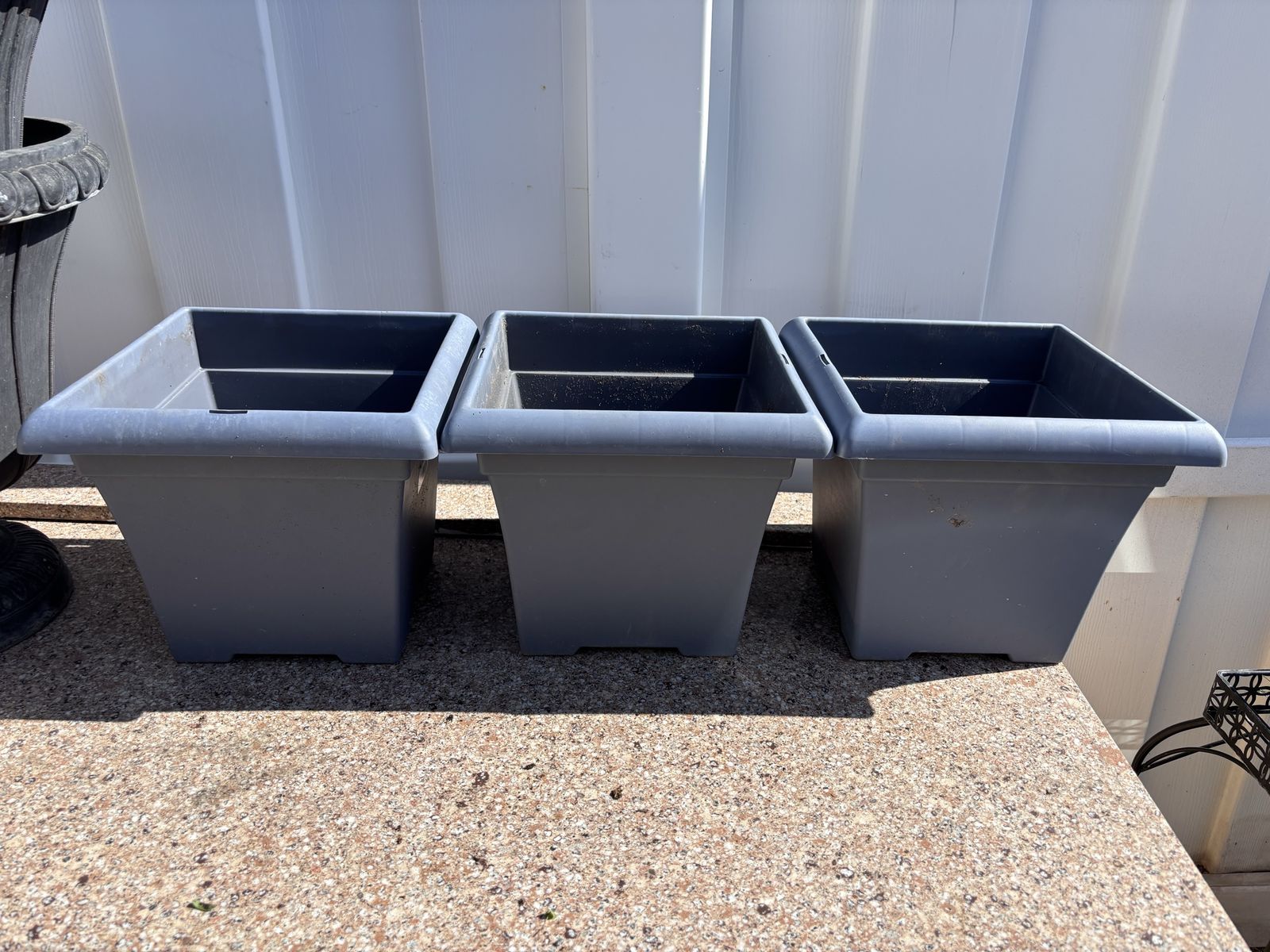 12” Square Planter Pots $5 Each.