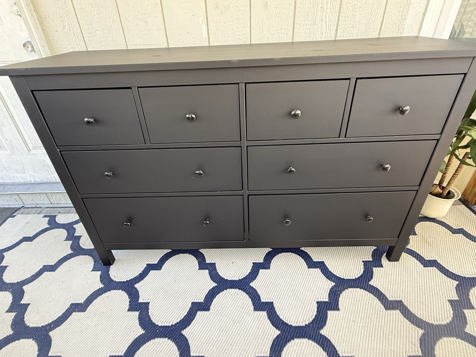 IKEA HEMNES dresser, black-63x37 3/4"