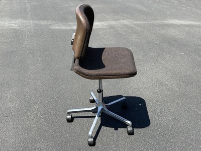 Vintage Mid Century Modern office desk chair. Eurochair 5600 by Fritz Makoil for Grisberger, MCM, post modern