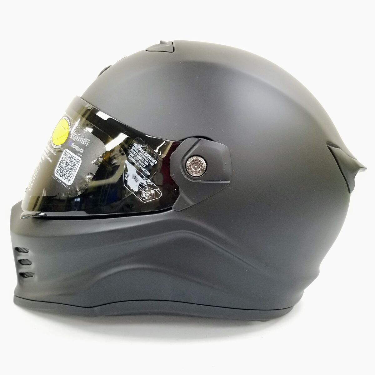 Scorpion Covert Fx Full Face Helmet (Matte Black, Small) (75-2269S-L-R3-S4)