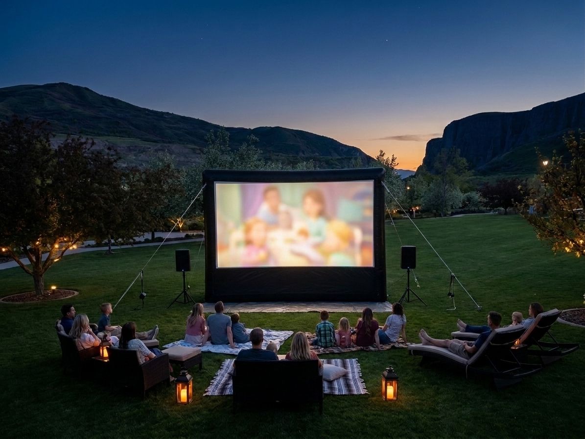 Outdoor Movie Theater Under The Stars Rental | Delivery & Setup