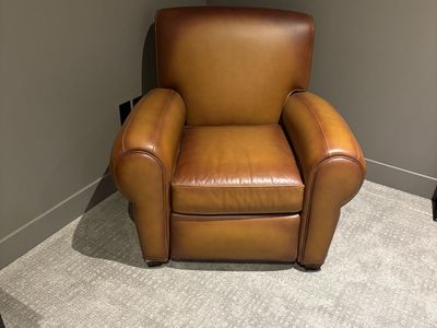 Pottery barn leather chair