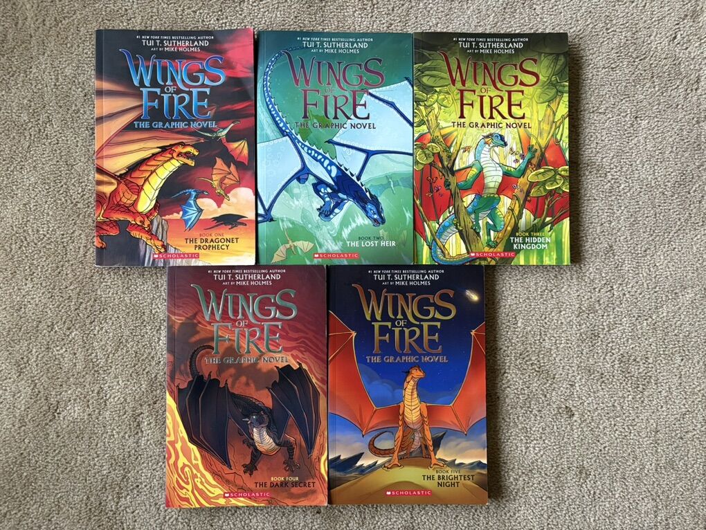 Wings of Fire Graphic Novels 1-5