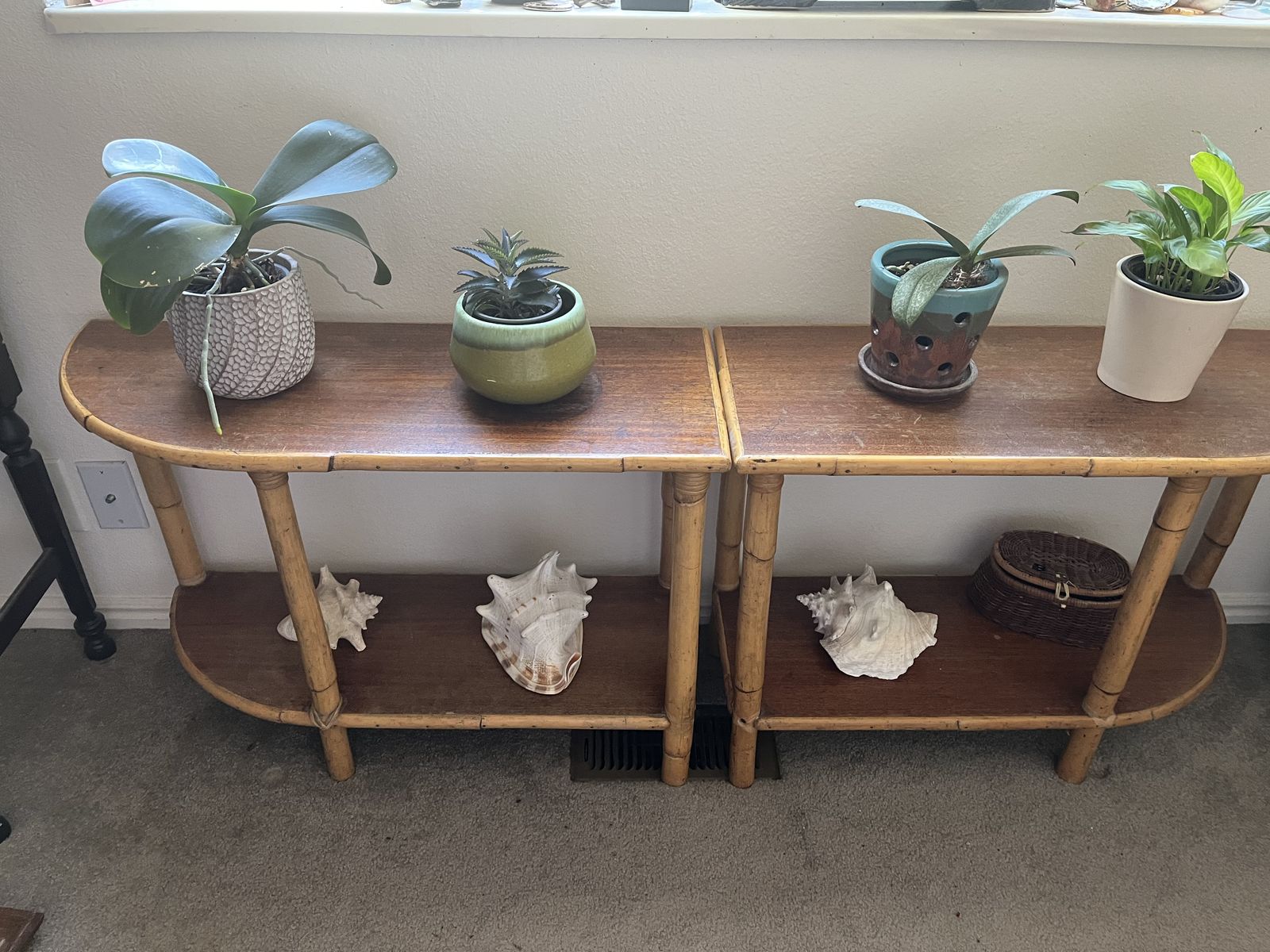 Bamboo Shelf or Plant Stand