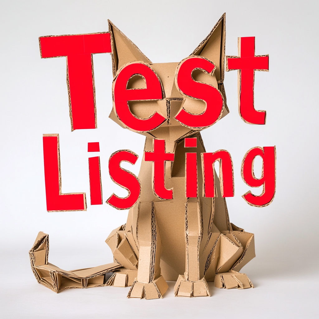 Test Cardboard Cat