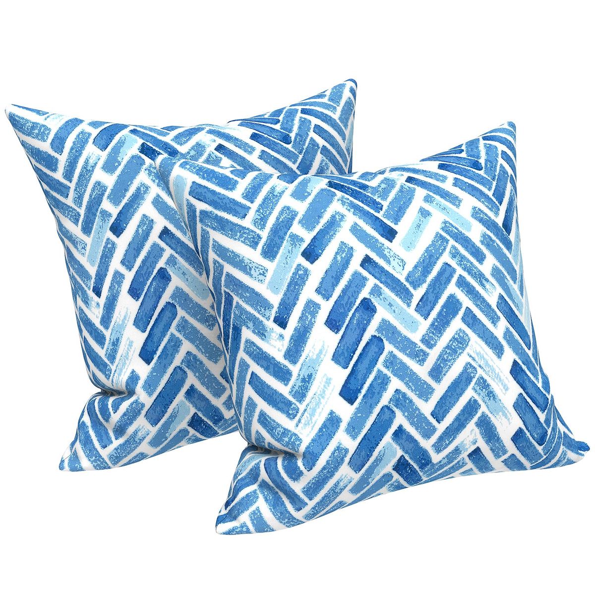New 2 Pack Outdoor Pillow Covers ONLY 18x18 Inch