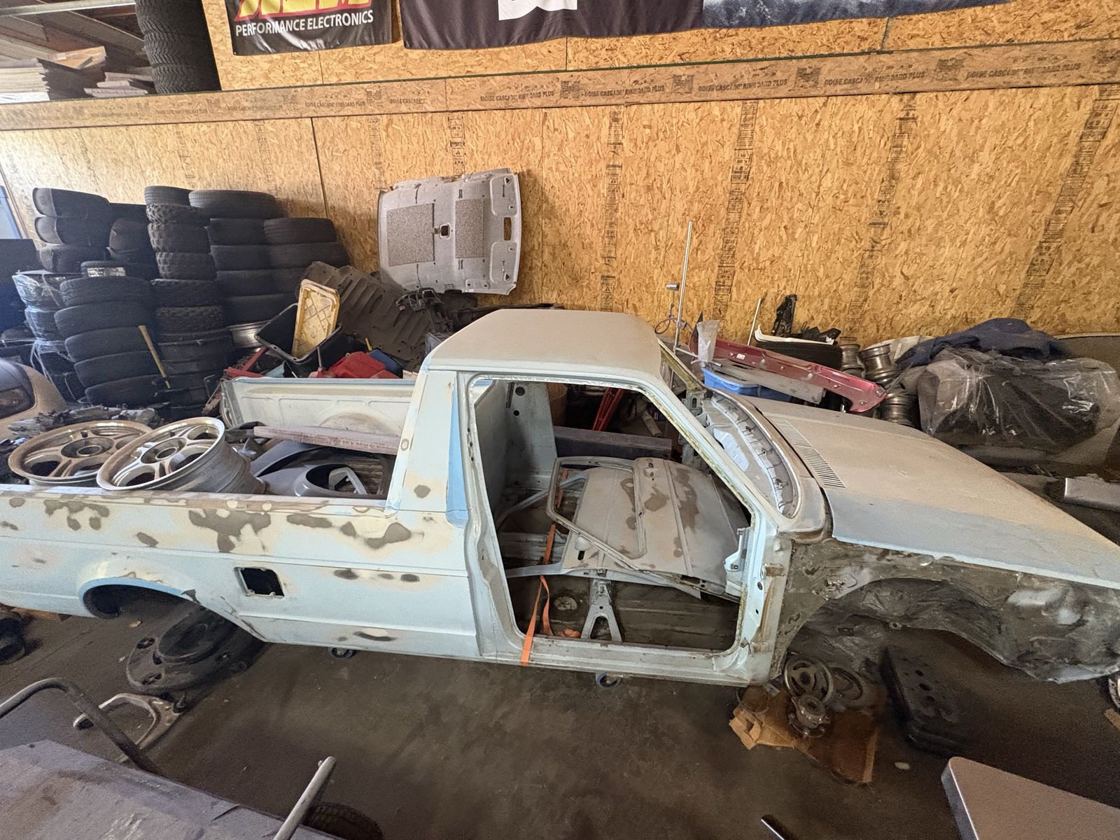 1981 Volkswagen Rabbit roller ready for paint