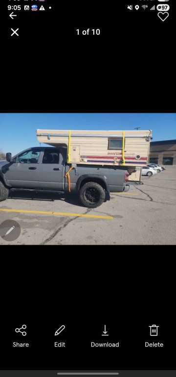 Skamper Truck Camper - 8'3" Length, Pop-Top Design - Ready for Adventure