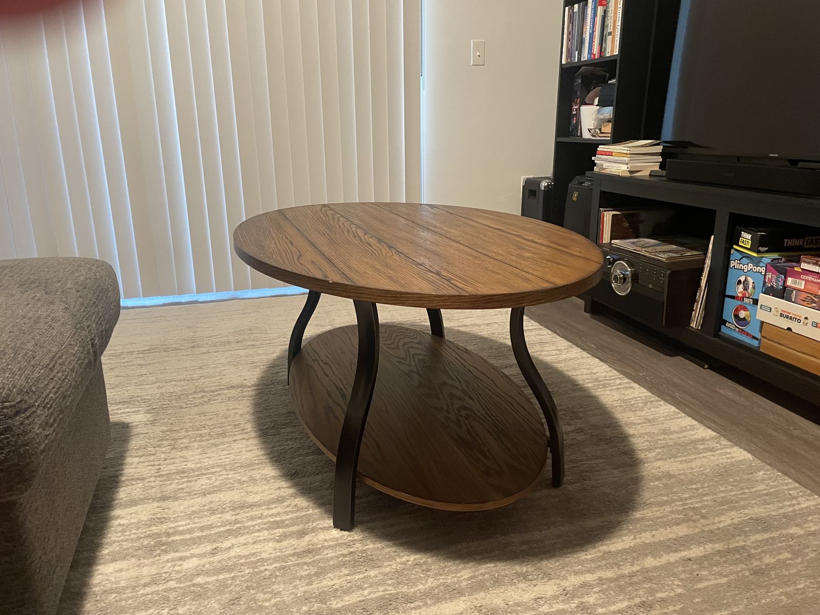 Modern Round Wood Coffee Table