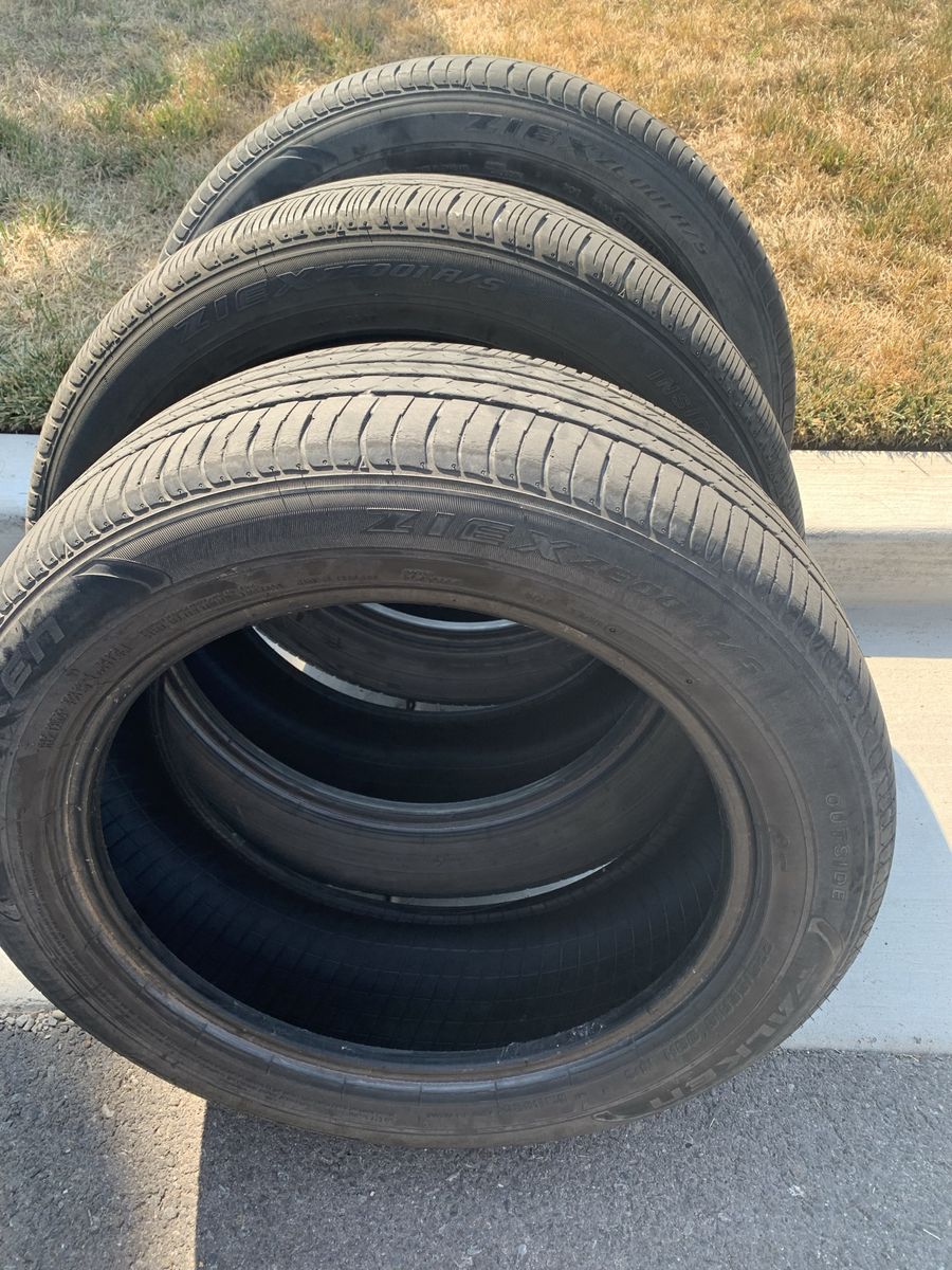225/55R18 falken all weather tires 50% tread