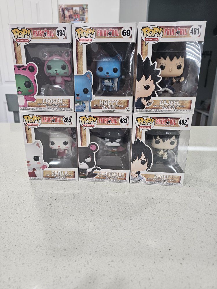 Fairy Tail funko pops