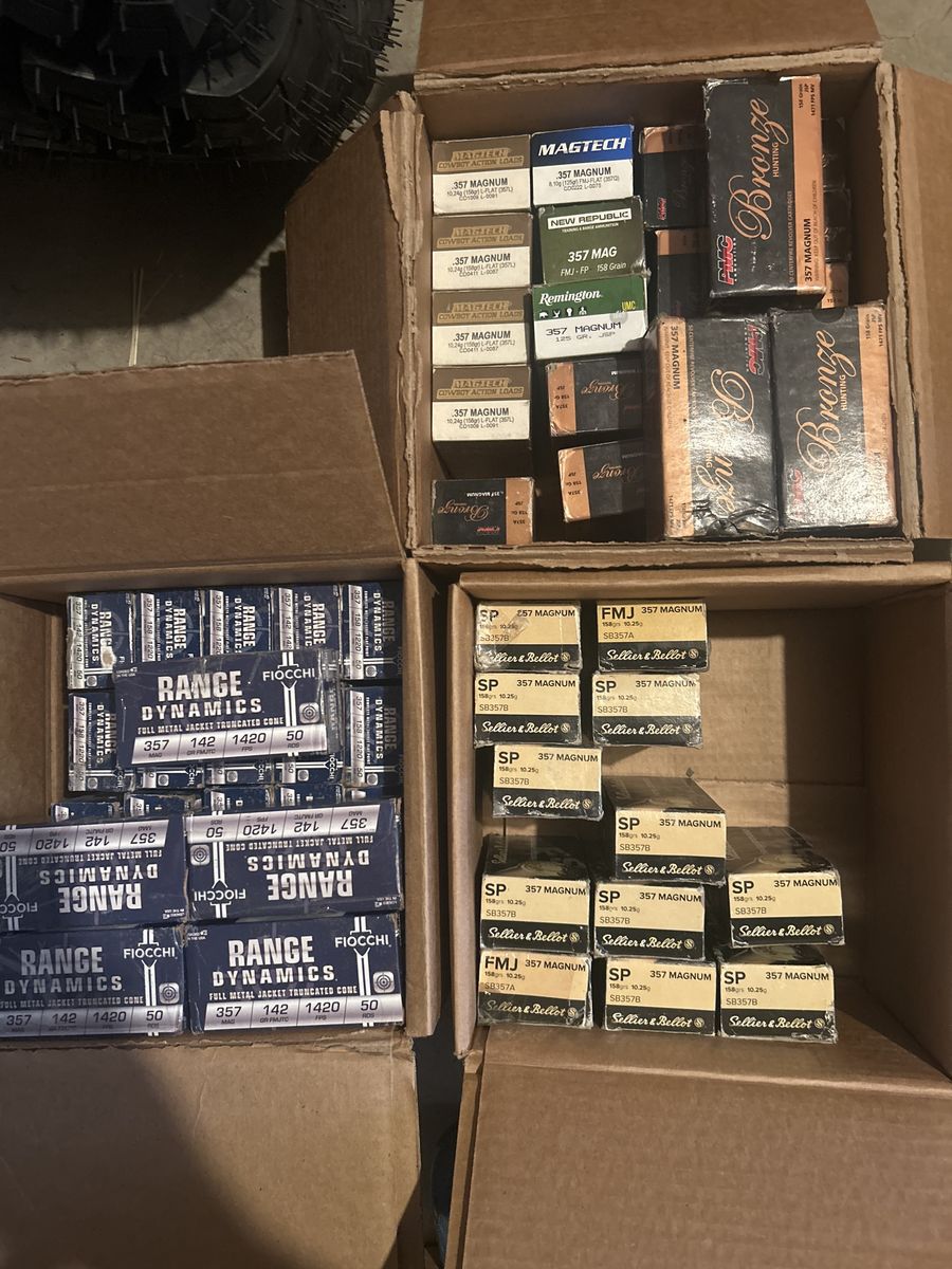 Assorted 38 Special $18 - 357 Magnum $20 Ammo