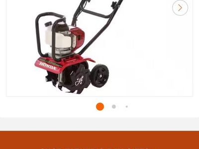 Honda FG110 Mini Tiller Cultivator - Excellent Condition, Lightly Used