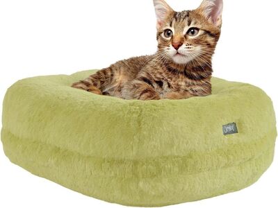 Omlet Calming Super Soft Luxury Donut Cat Bed, Easy to Clean, Machine Washable