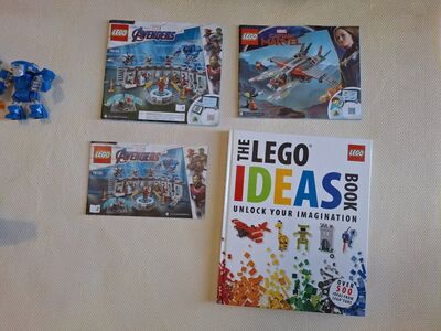2 Lego sets 76125 Avengers and 76127 Captain Marvel