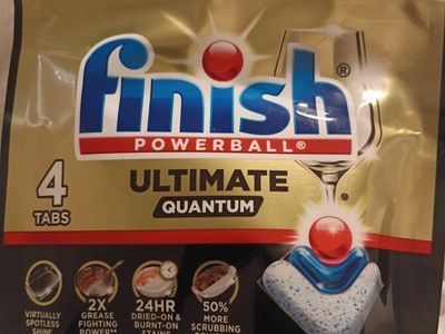 80 Finish Powerball ultimate quantum dishwasher tabs