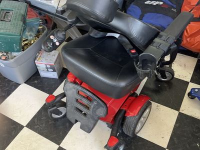 Go-Go Sport Mobility Scooter/Electric Wheelchair - Red, Compact Design