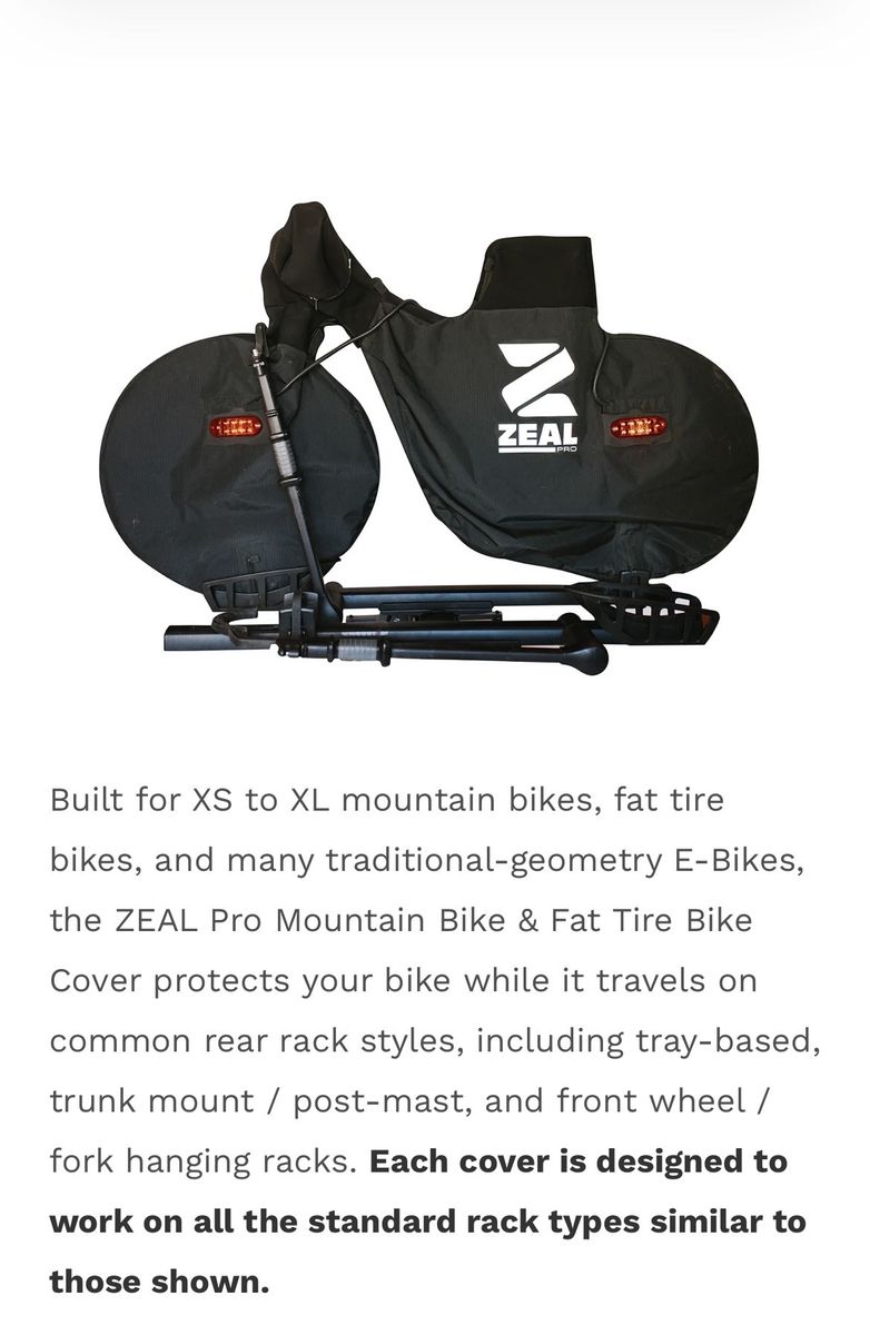 Zeal Pro Bike Cover