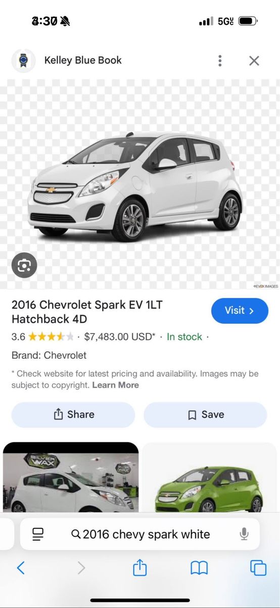 2016 Chevrolet Spark 