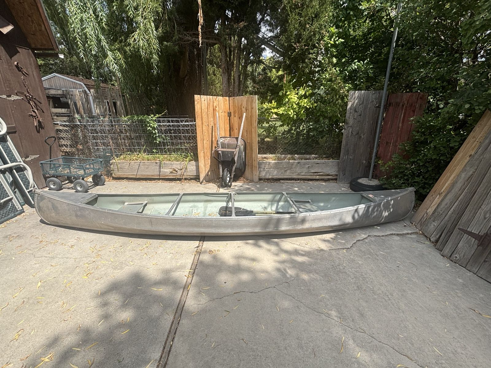 Smoker made canoe 3-man