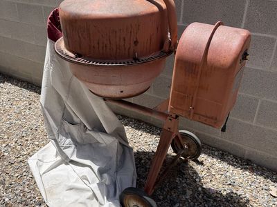Central Machinery 3.5 Cubic Foot Portable Cement Mixer 1/3 HP 110V Construction Tool