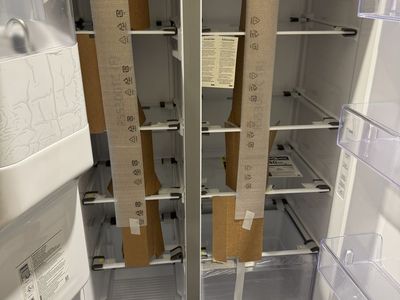 New scratch and dent Samsung 22 or 27.4 cu. ft. Counter Depth Side by Side Refrigerator