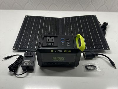 Power Station with Solar Panel 88.8 Wh (Brand New)