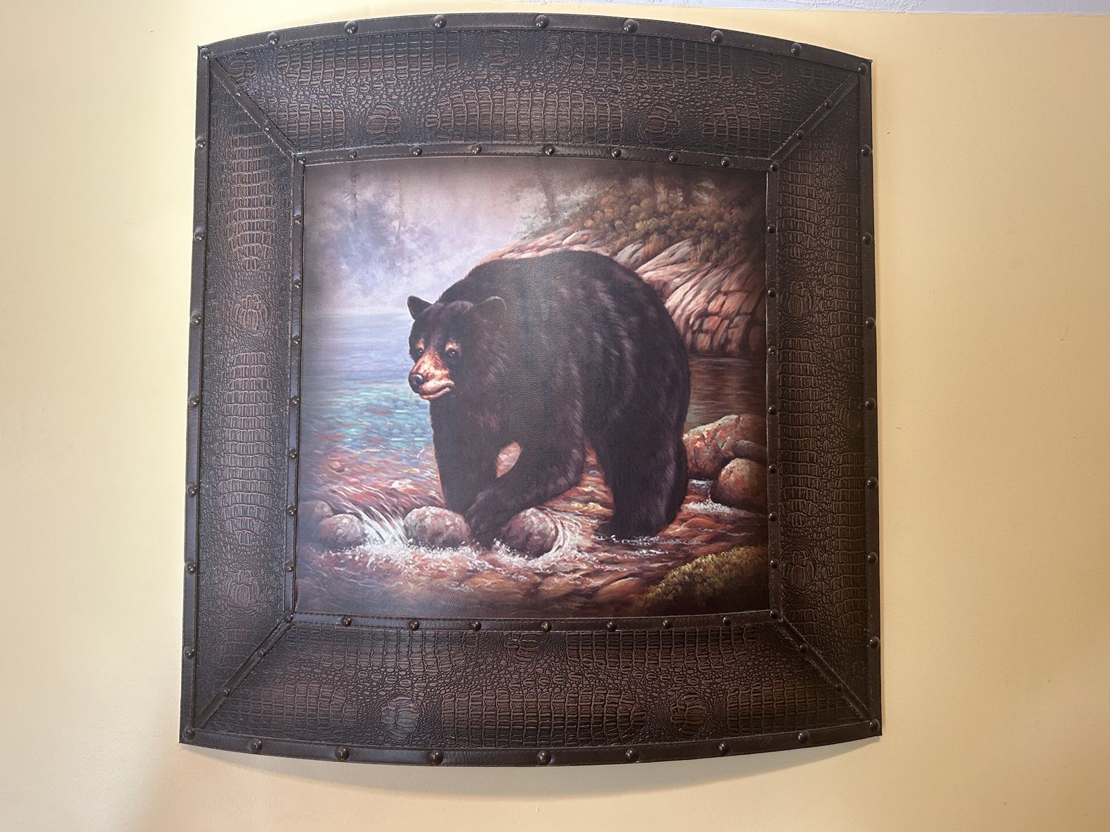 3D  Bear artwork w/imprinted frame