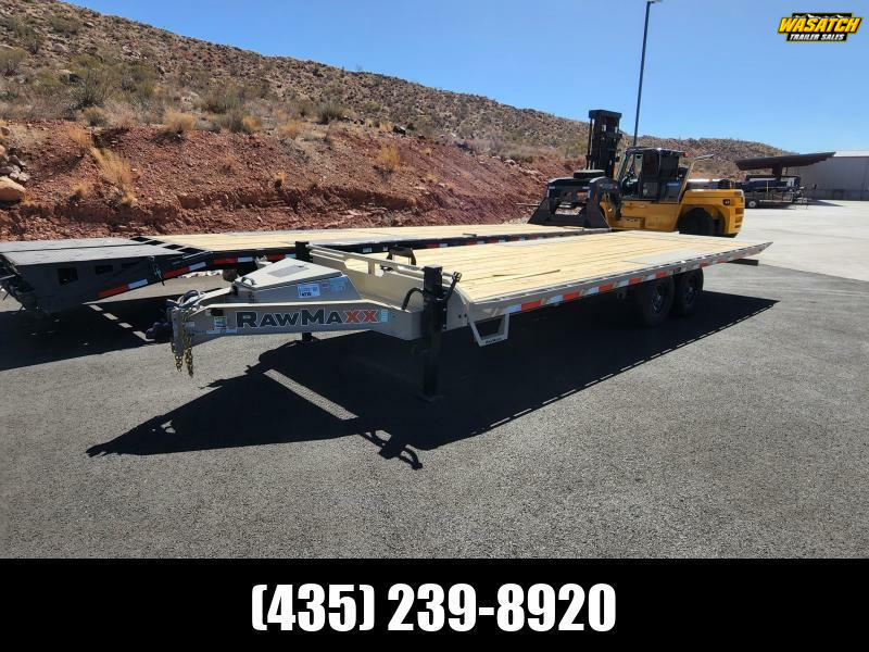RawMaxx 8.5X24 14K DTX DECKOVER TILT Equipment Trailer