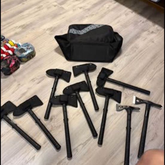 SOG & AxePros 8-Piece Throwing Axe Set w/ Sheaths & Carry Bag