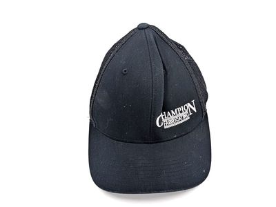 Champion Fabricating Black Adjustable Trucker Hat
