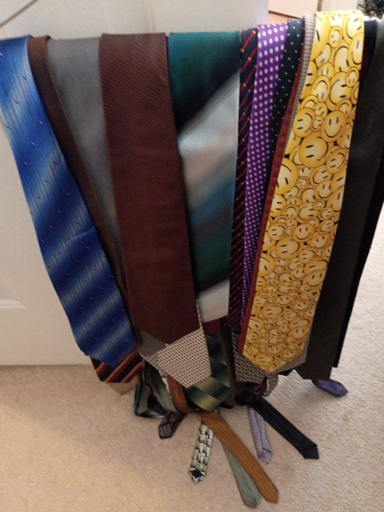 Assorted Men's Neckties - Variety of Colors & Patterns