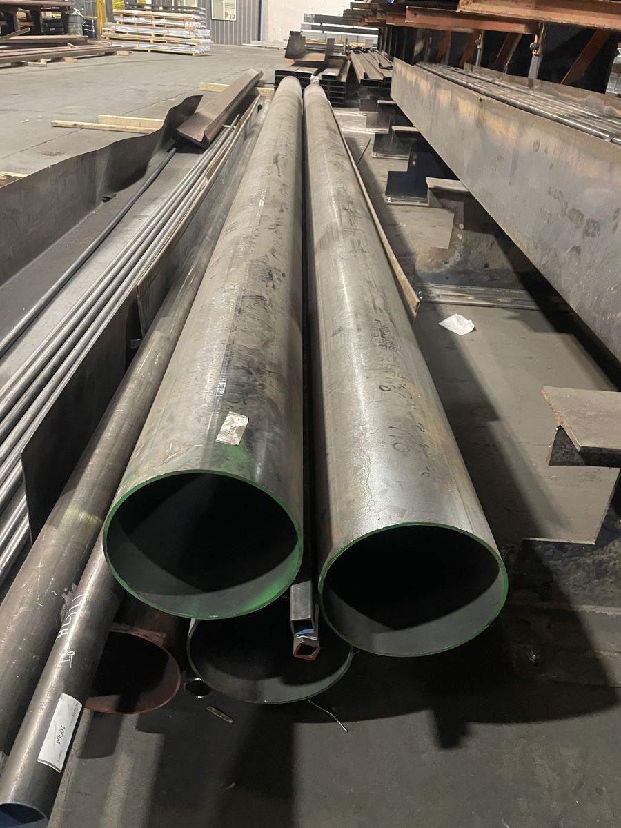 JUST ARRIVED!! New Surplus Steel Pipe – 8-5/8" OD x .188 wall x 21' – $249.95 ea.