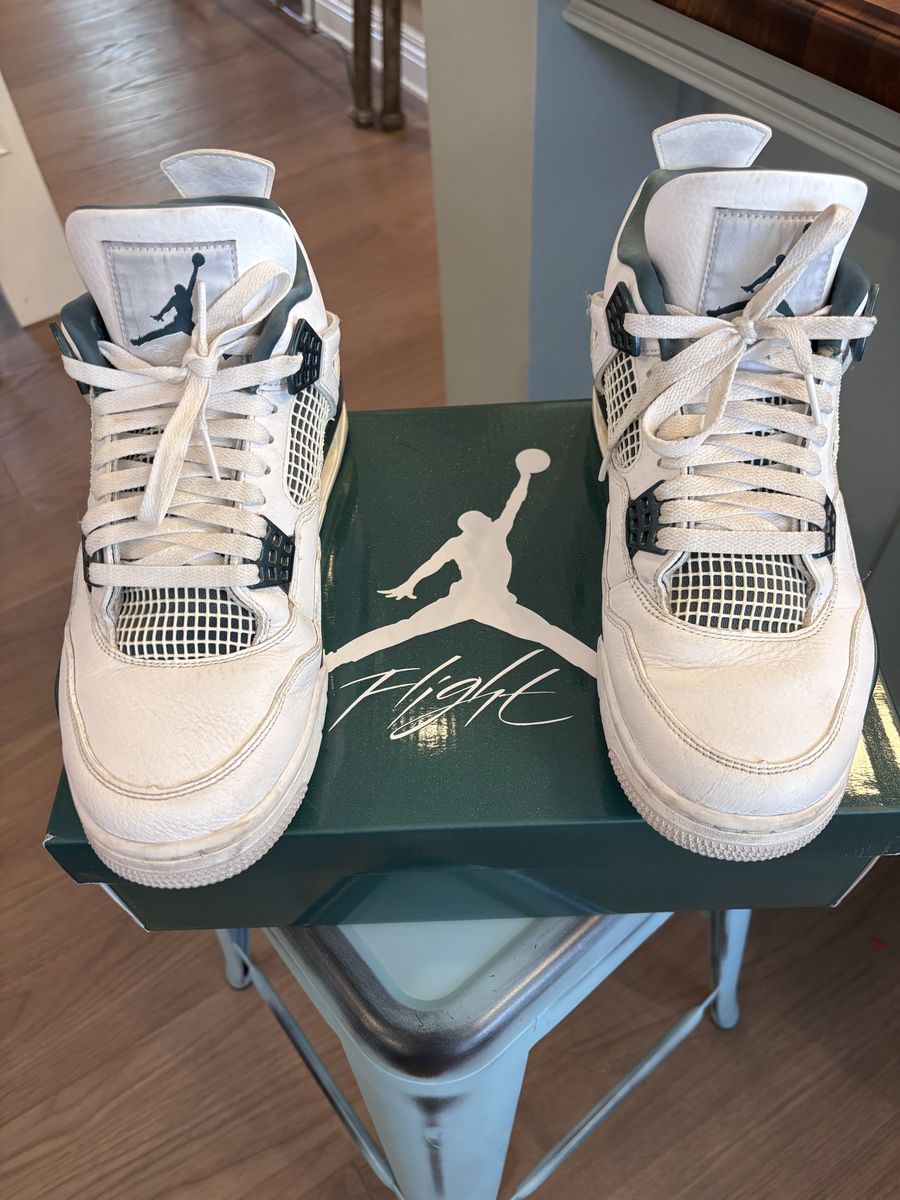 Nike Air Jordan 4 Retro Oxidized Green Size 11 With Box