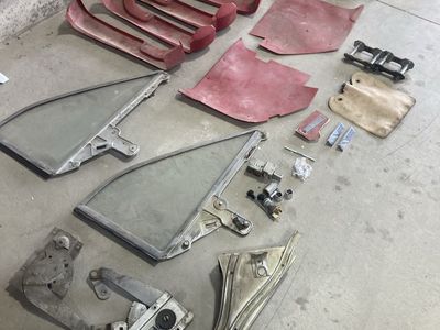 Ford Falcon parts - windows, dash, carb