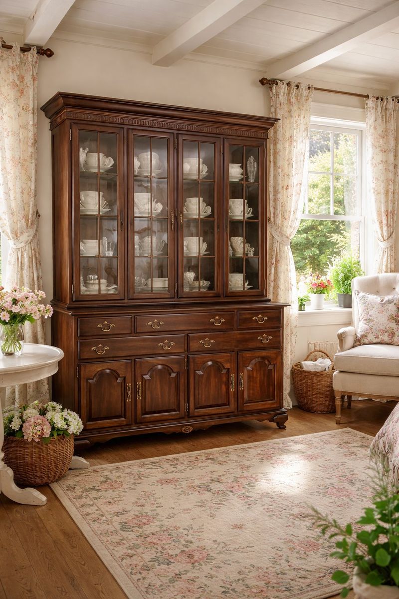 ETHAN ALLEN Georgian Court Solid Cherry Traditiona