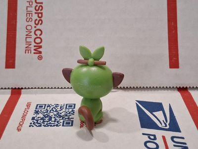 Pokemon Grookey Mini Figure Green Plastic Toy WCT 2019 Loose China Collectible