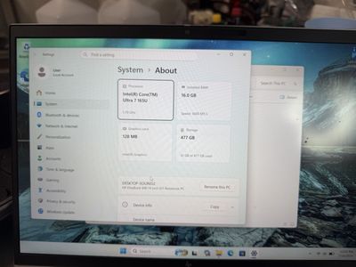 HP EliteBook 840 14" G11 Notebook PC - Intel Ultra 7 165U, 16GB RAM, 477GB SSD