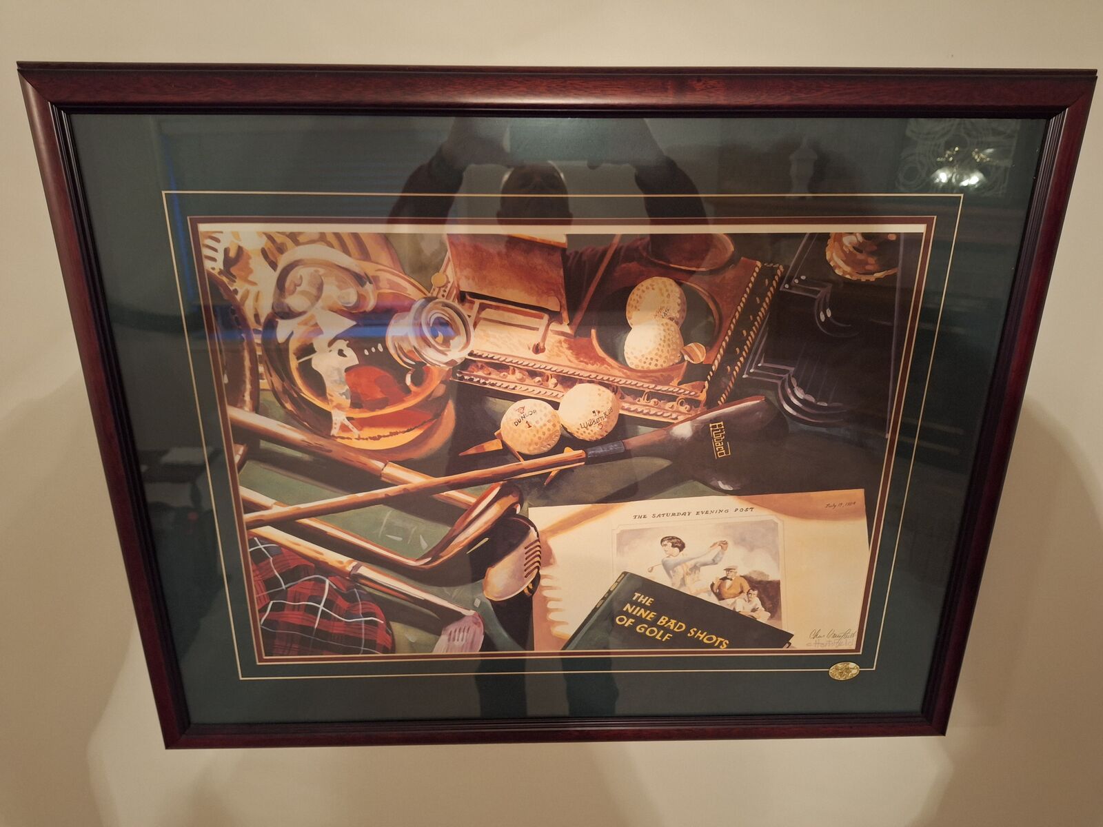 Vintage Golf Memorabilia Picture